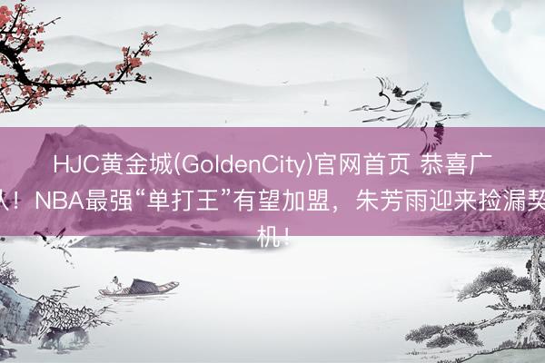 HJC黄金城(GoldenCity)官网首页 恭喜广东队！NBA最强“单打王”有望加盟，朱芳雨迎来捡漏契机！