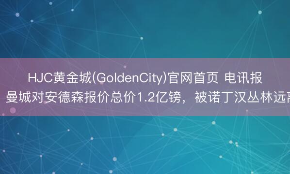 HJC黄金城(GoldenCity)官网首页 电讯报：曼城对安德森报价总价1.2亿镑，被诺丁汉丛林远离